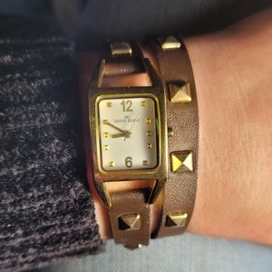 Anne Klein studded watch